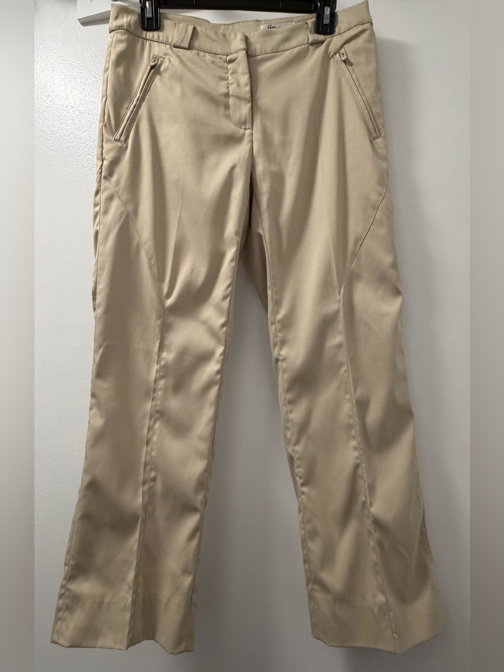 Greg Norman Women’s Beige Stretch Golf Pants Size 2 Petite 26” Inseam